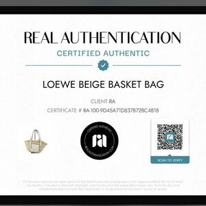 Loewe Natural Woven Basket Bag